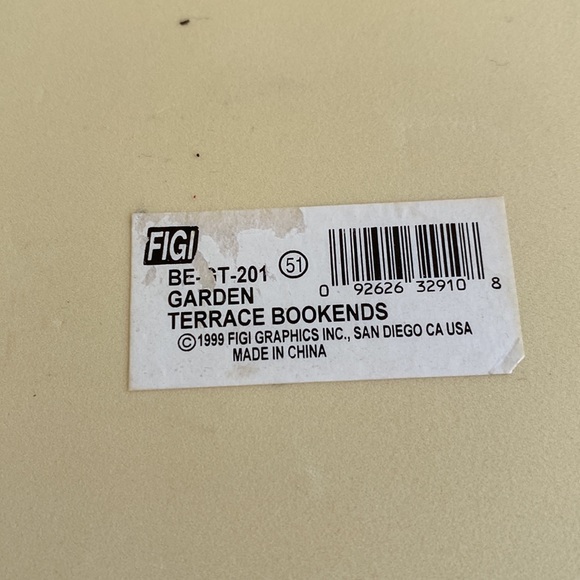 Garden Terrace Bookends.  Beautiful. - Picture 7 of 11